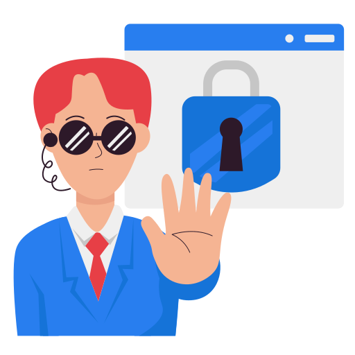 Secure data illustration